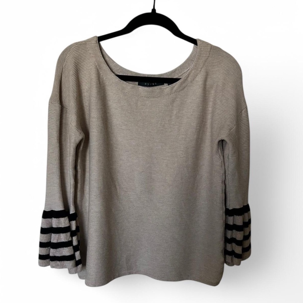Boxy Bell Sleeve Sweater